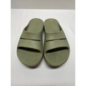 Oofos Ooahh Slide Sandal Foliage Green M6/W8 Unisex